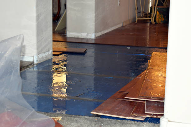 Professional Flood Cleanup technician working in Lunenburg, MA